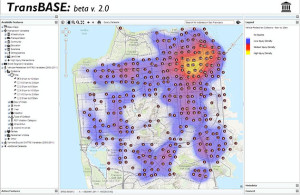 Image of the TransBASE online databse.